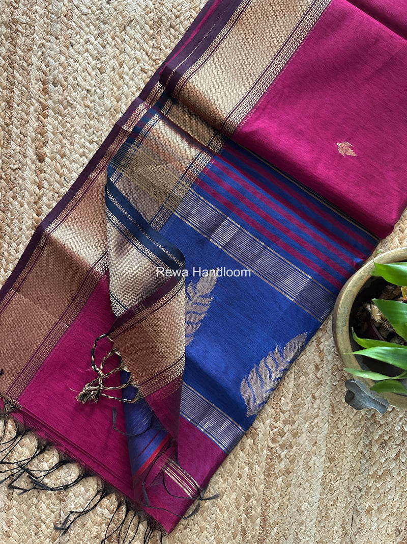 Maheshwari Butta Pallu Saree