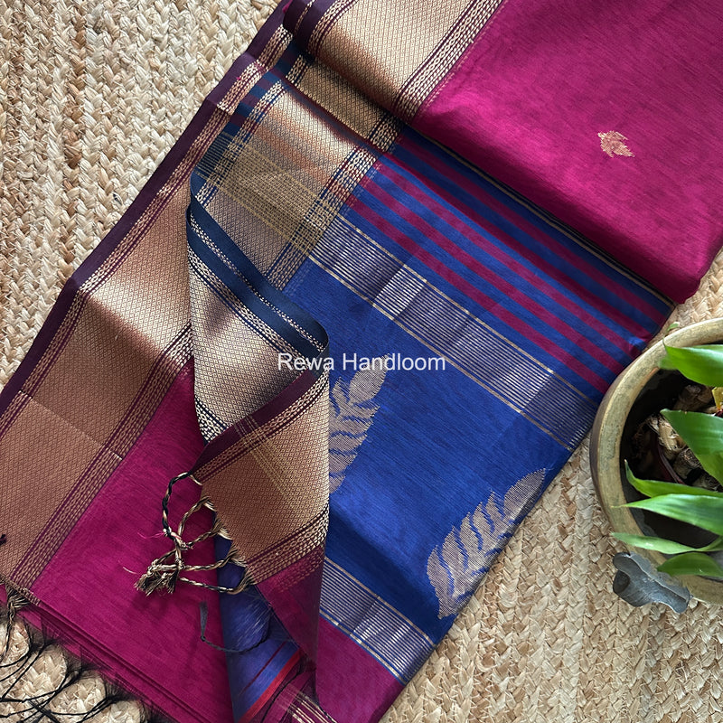 Maheshwari Butta Pallu Saree