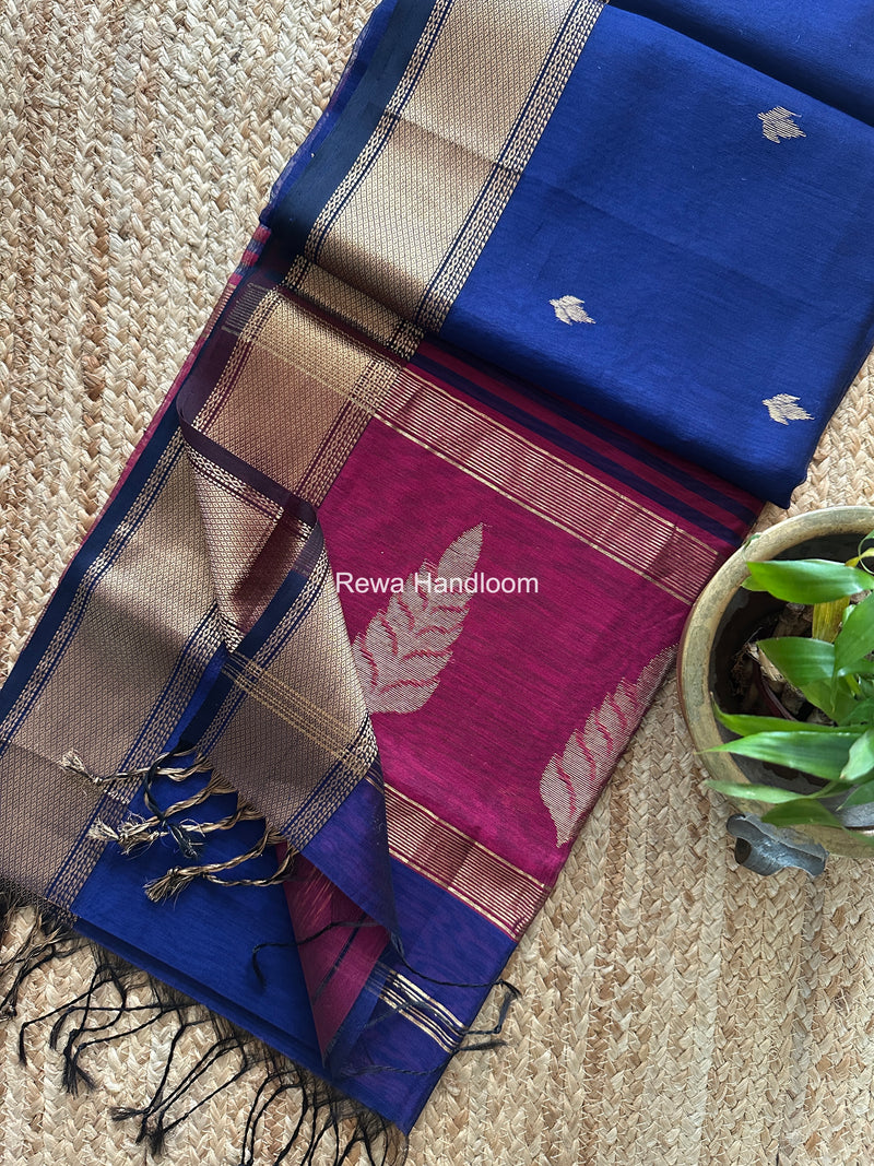 Maheshwari Butta Pallu Saree