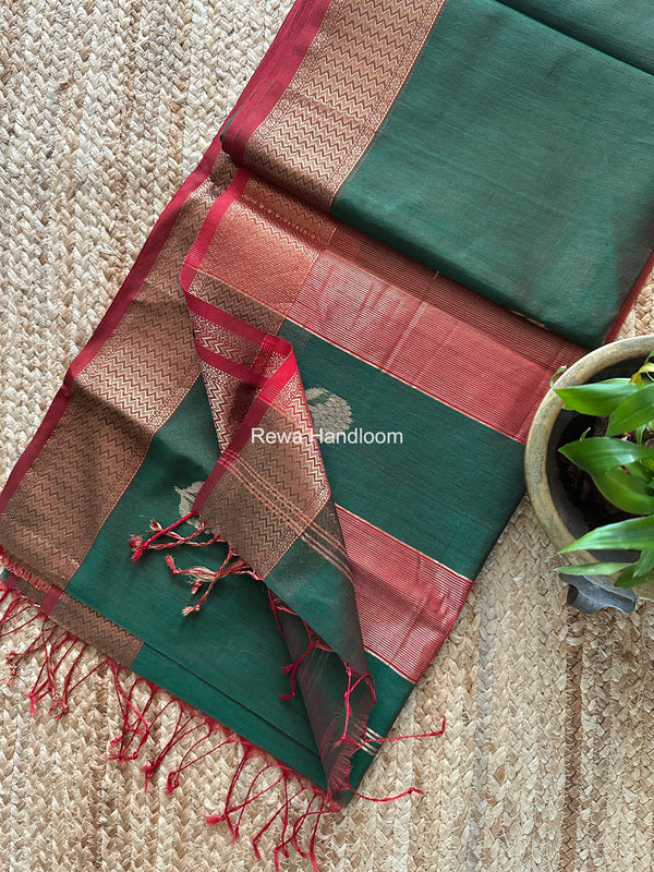 Maheshwari Lotus Butta Saree