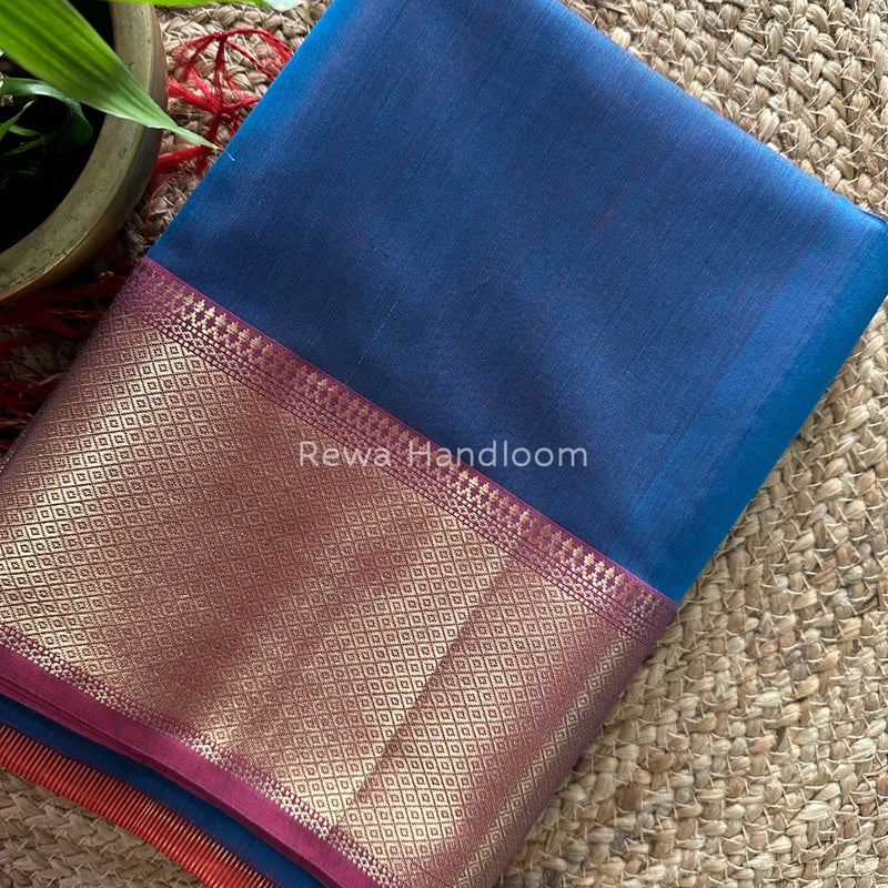 Maheshwari Zari Skirt Saree