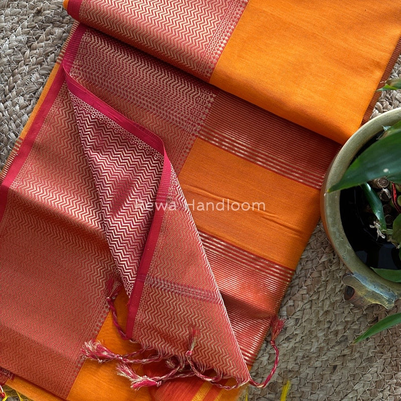 Maheshwari Zari Skirt Saree