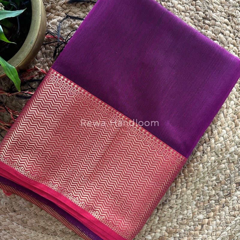 Maheshwari Zari Skirt Saree