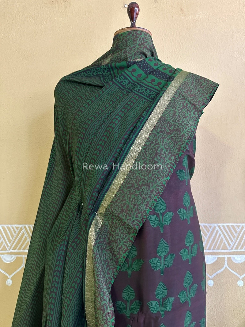 Maheshwari Coffee Bagh Print Suit BSP0130