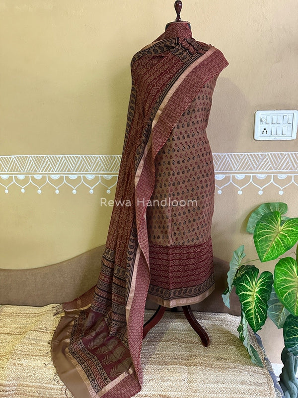 Maheshwari Biscuit Bagh Print Suit BSP0151