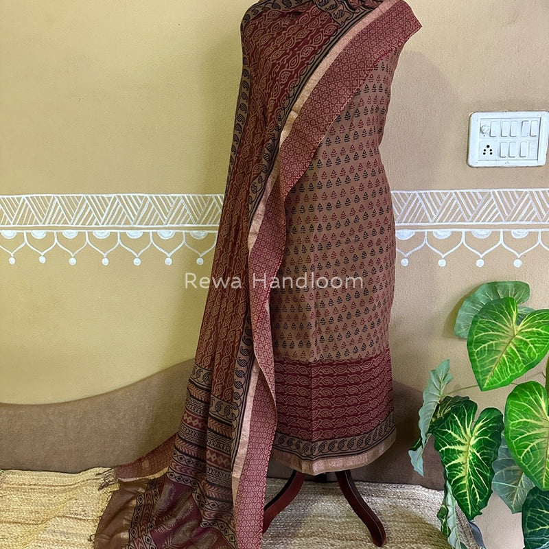 Maheshwari Biscuit Bagh Print Suit BSP0151
