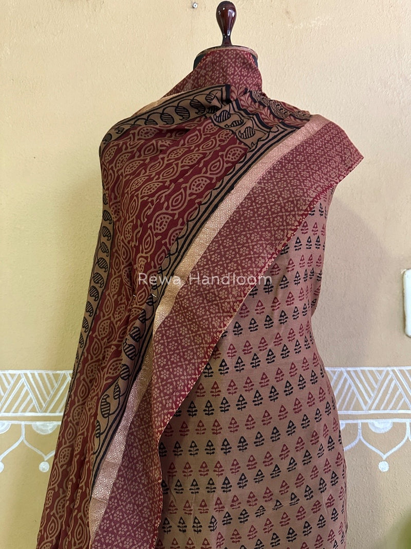 Maheshwari Biscuit Bagh Print Suit BSP0151