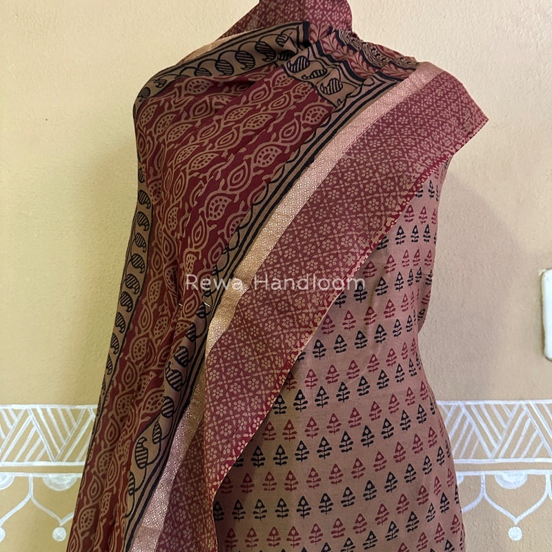 Maheshwari Biscuit Bagh Print Suit BSP0151