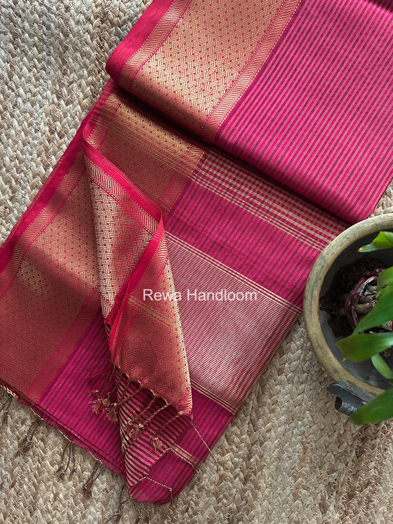 Exclusive Maheshwari Tissue Silk Saree