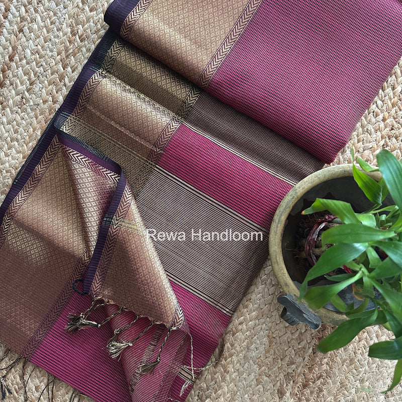 Exclusive Maheshwari Tissue Silk Saree