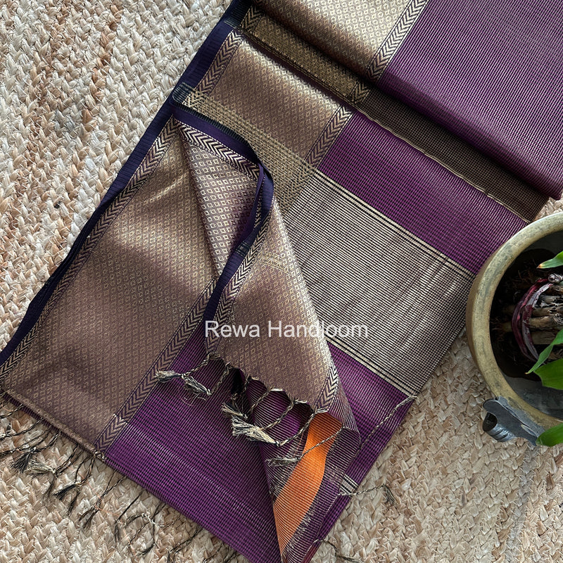 Exclusive Maheshwari Tissue Silk Saree