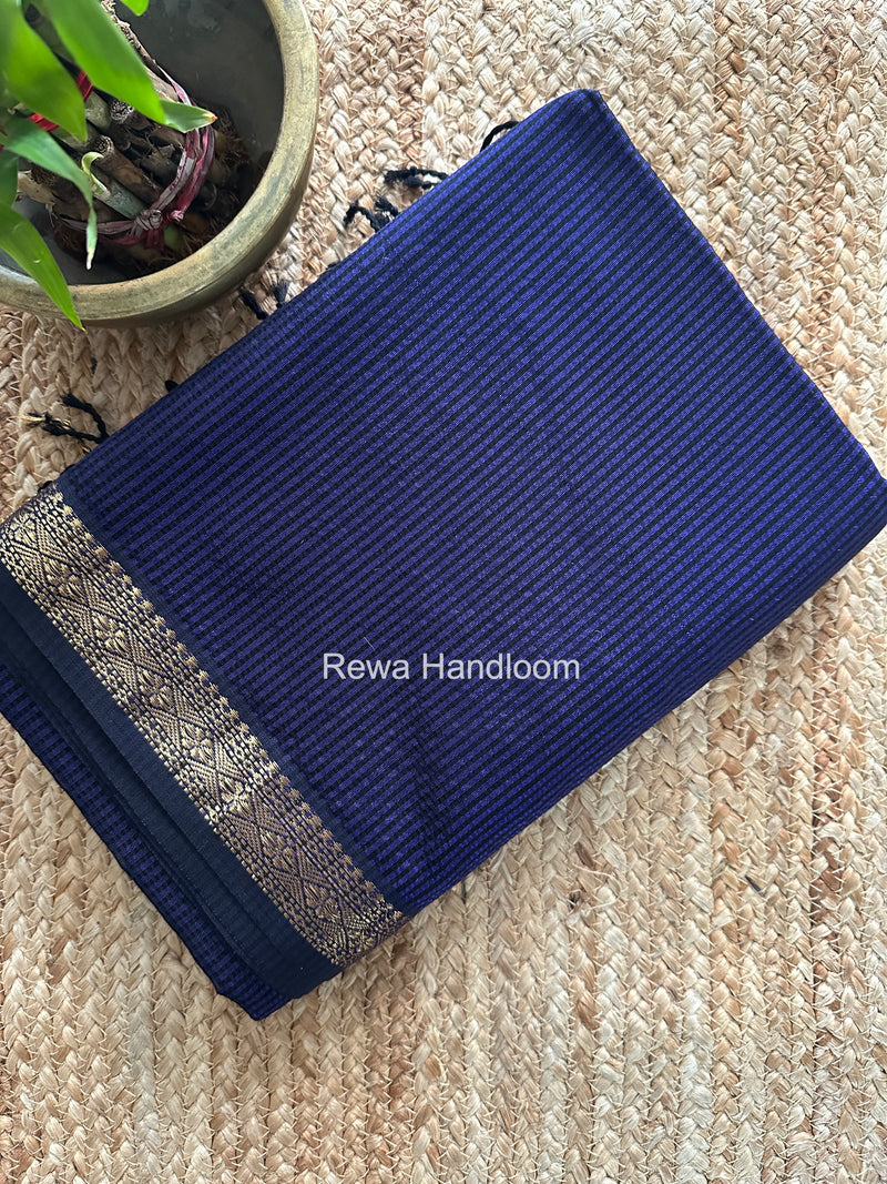Maheshwari Violet Garbha Reshami Rich Pallu Silk Saree GRPS06