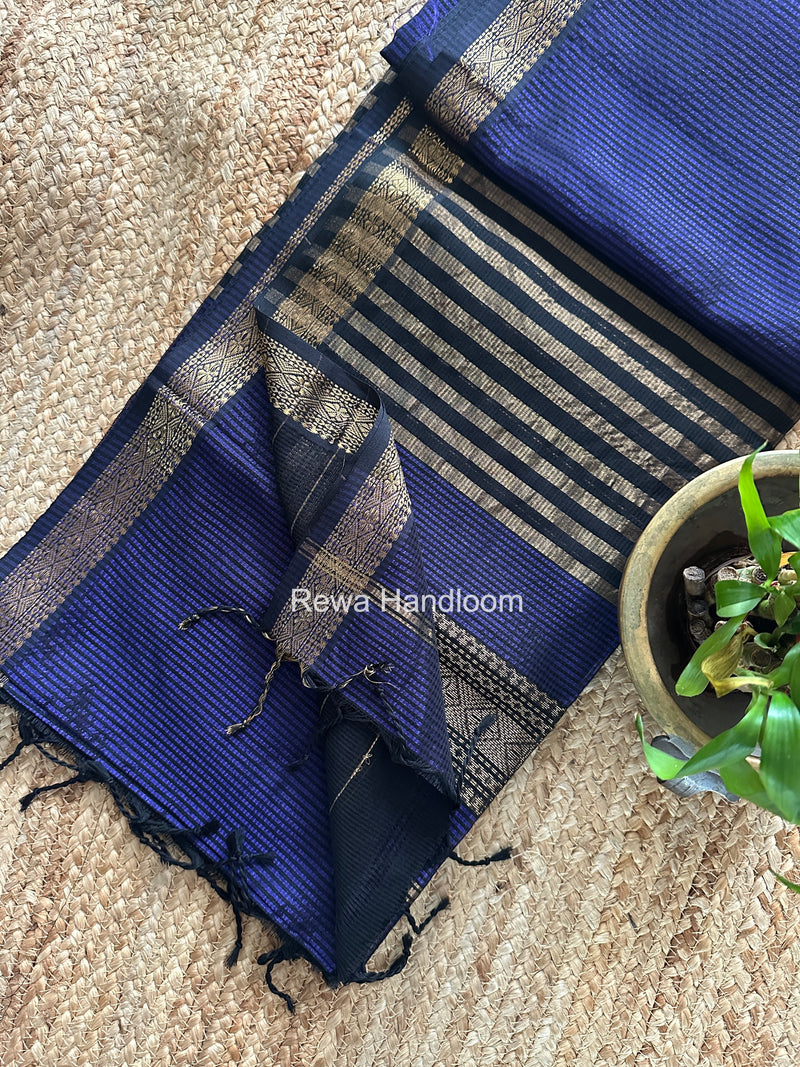Maheshwari Garbha Reshami Rich Pallu Silk Saree