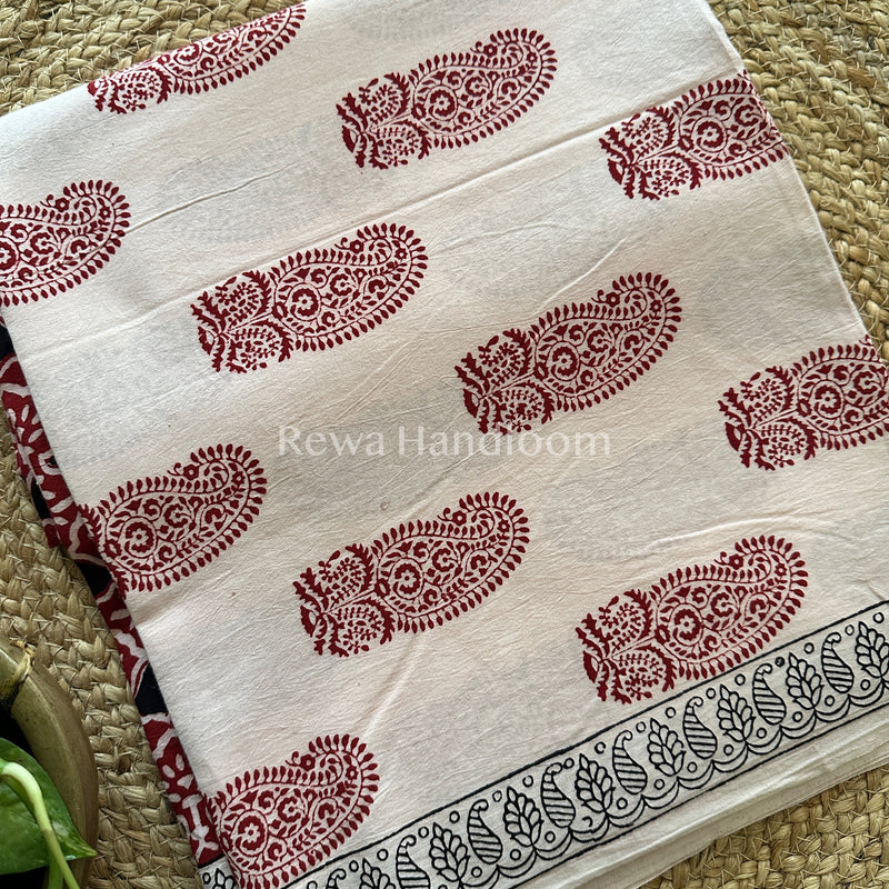  Bagh Print Cotton Suit