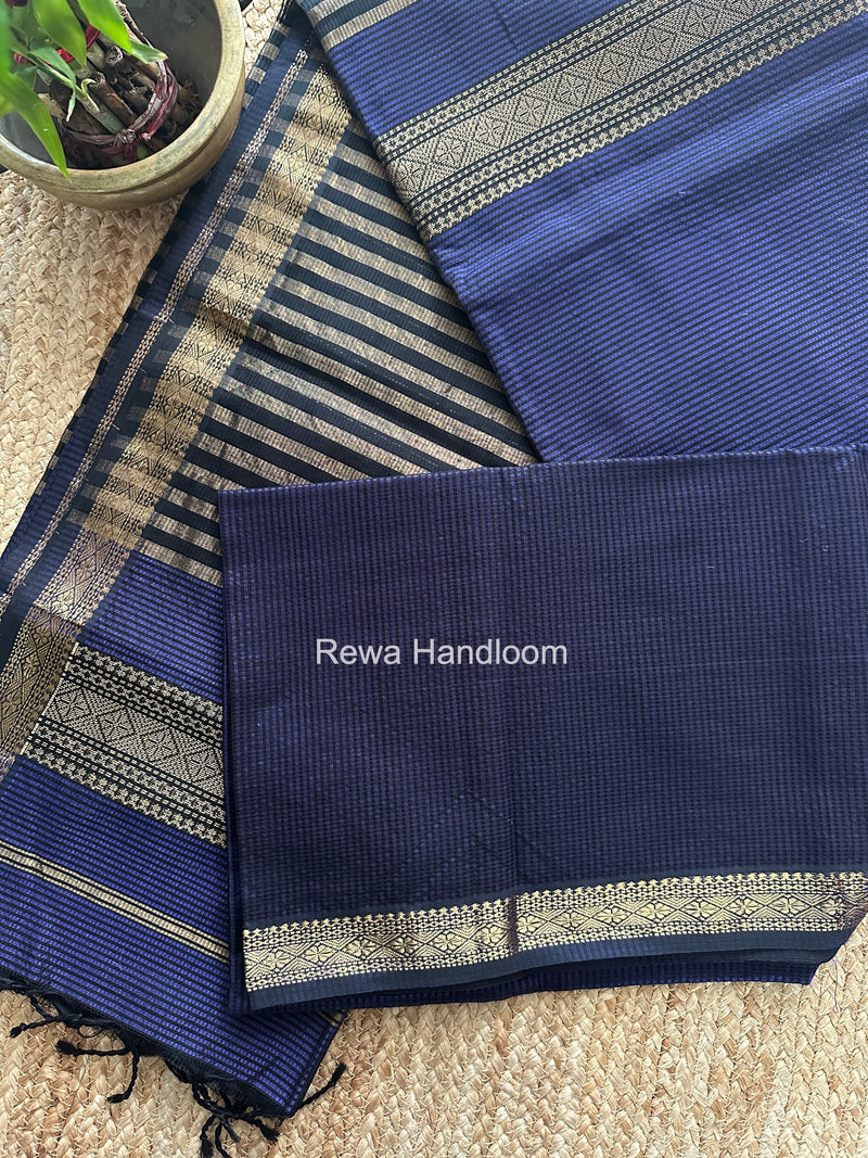 Maheshwari Violet Garbha Reshami Rich Pallu Silk Saree GRPS06