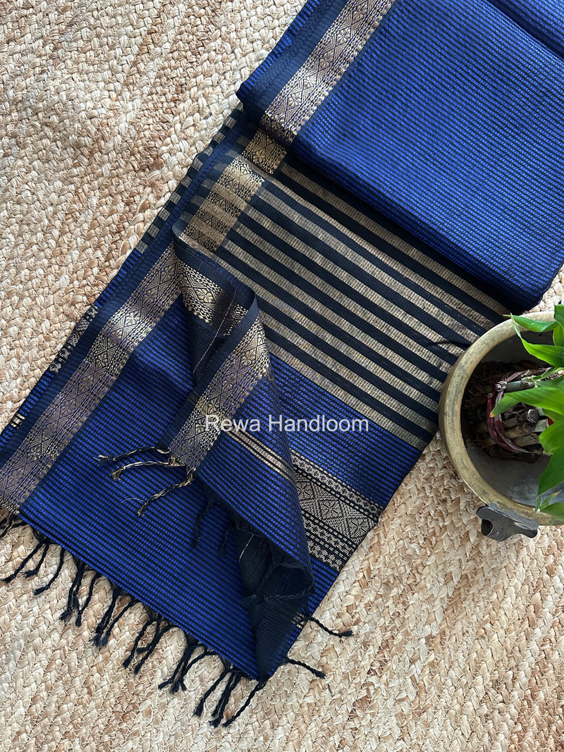 Maheshwari Garbha Reshami Rich Pallu Silk Saree