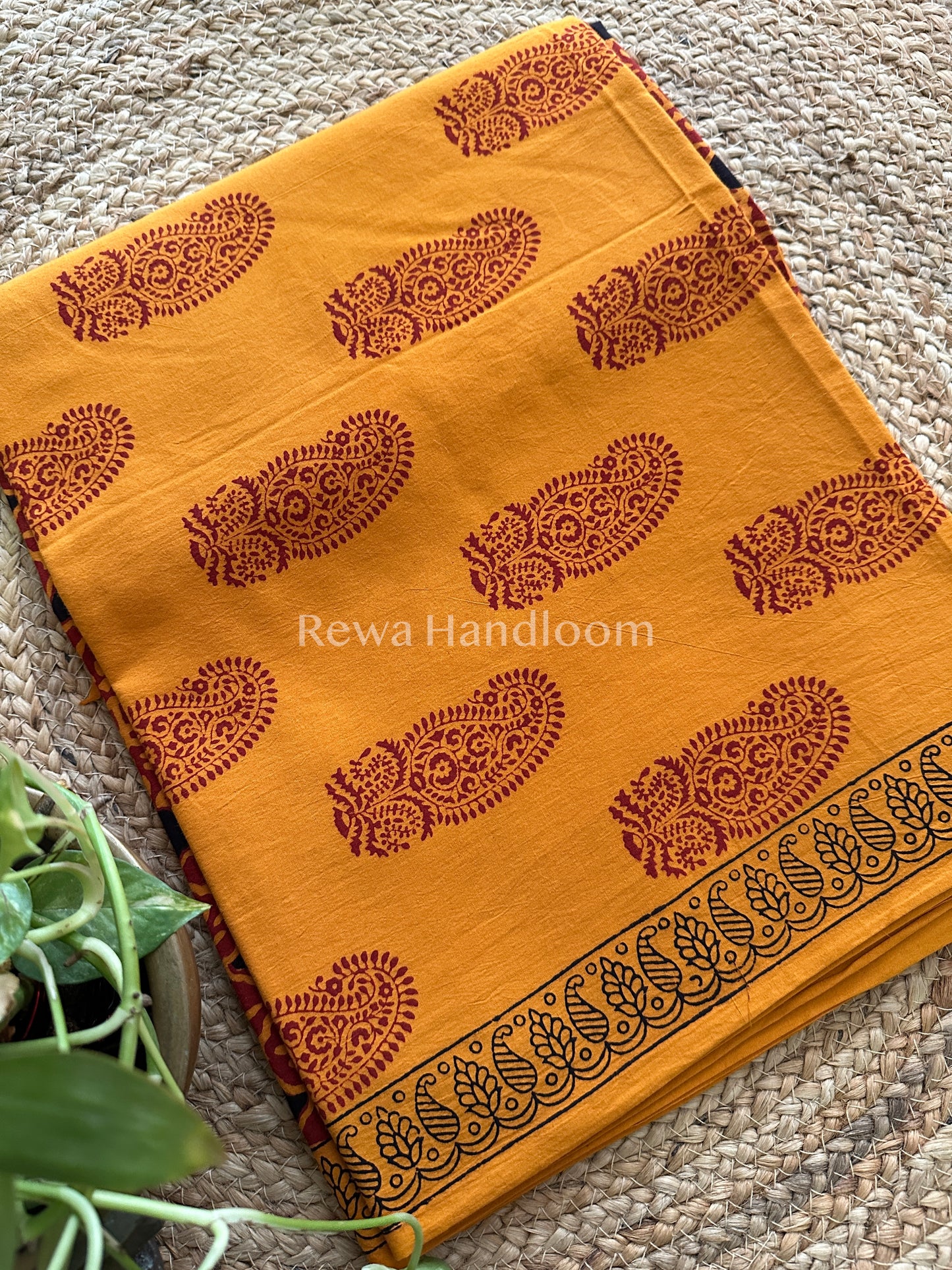 Bagh Print Cotton Suit