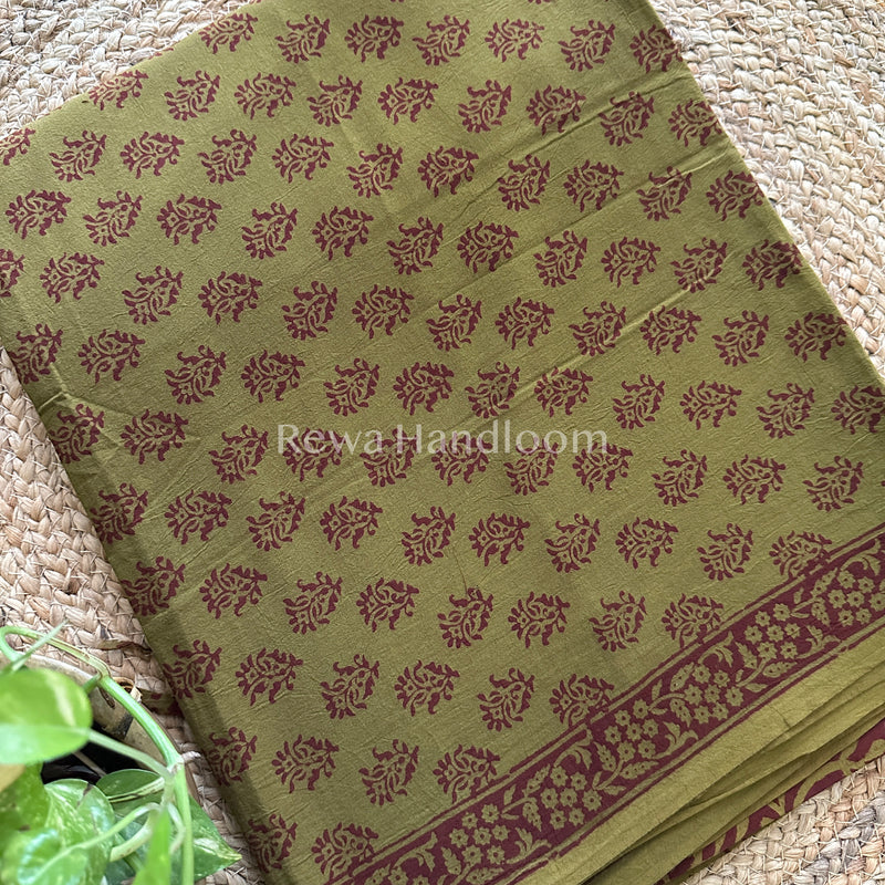  Bagh Print Cotton Suit