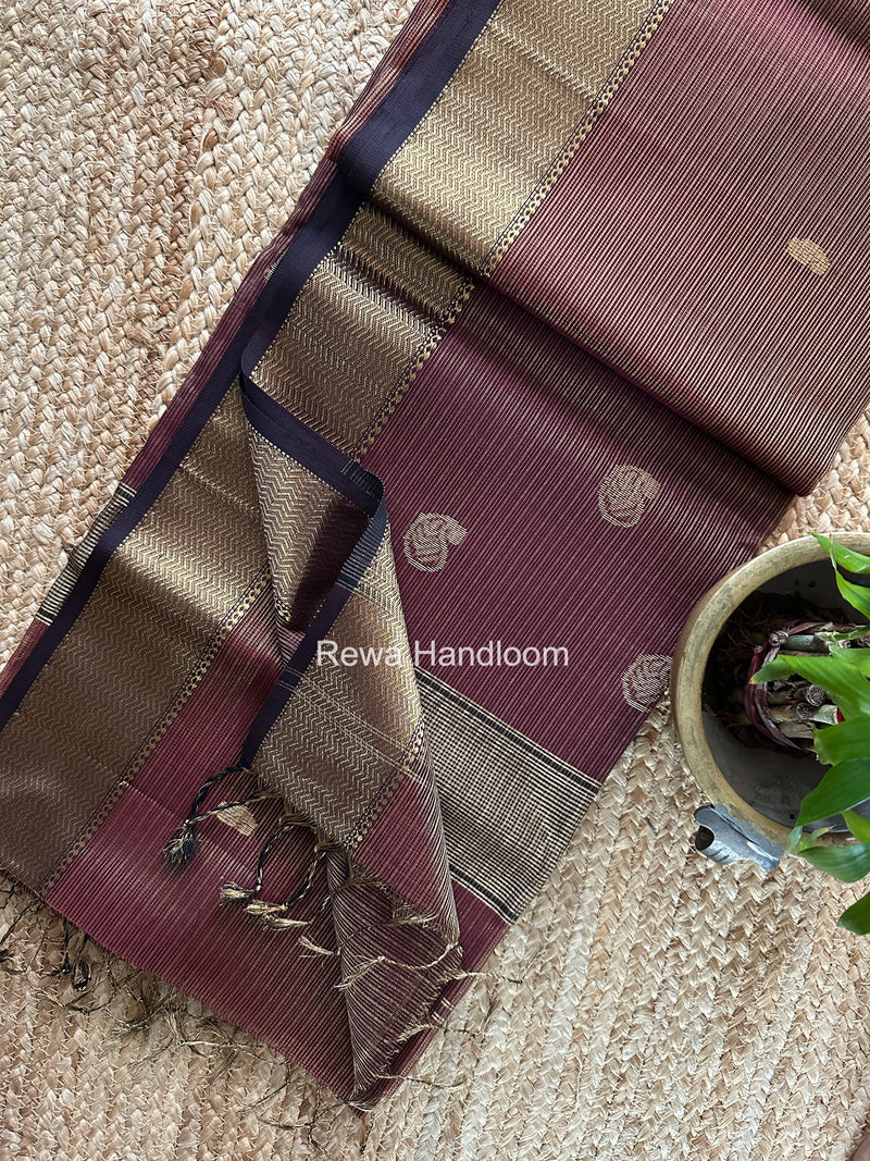 Maheshwari Tissue Butti Saree