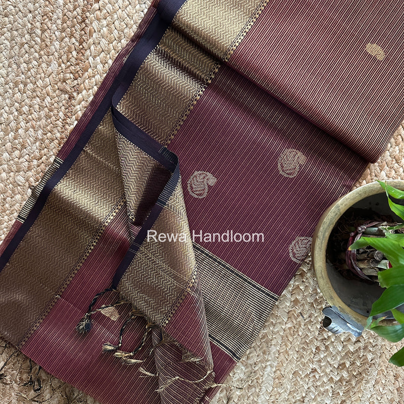 Maheshwari Tissue Butti Saree