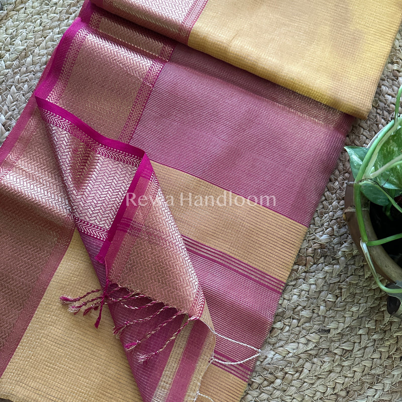 Maheshwari Tissue Silk Saree