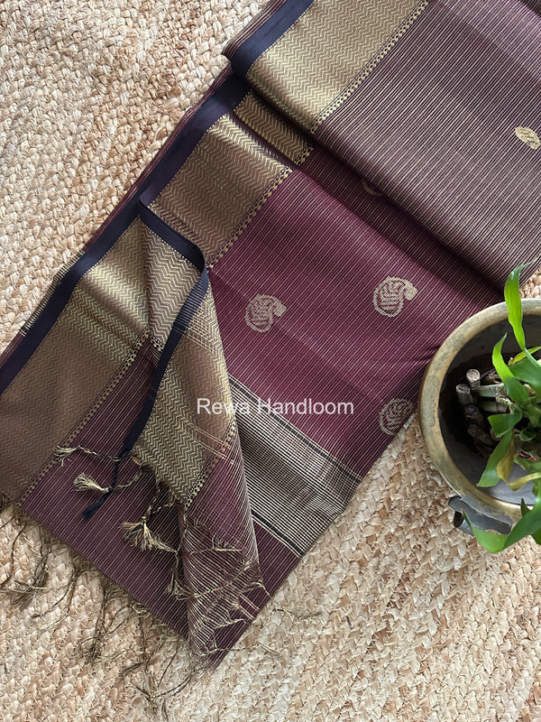 Maheshwari Tissue Butti Saree