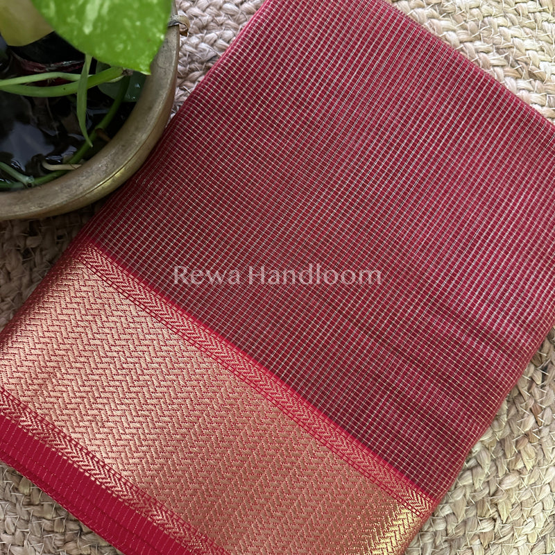 Maheshwari Tissue Silk Saree
