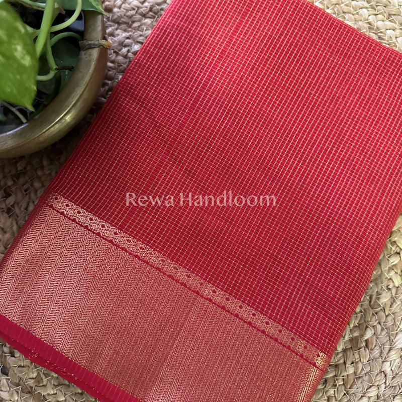 Maheshwari Tissue Silk Saree
