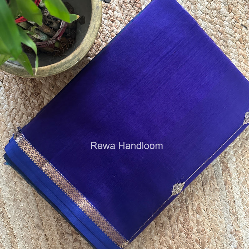 Purple Lining Butti Shaded Maheshwari Saree SBS0130