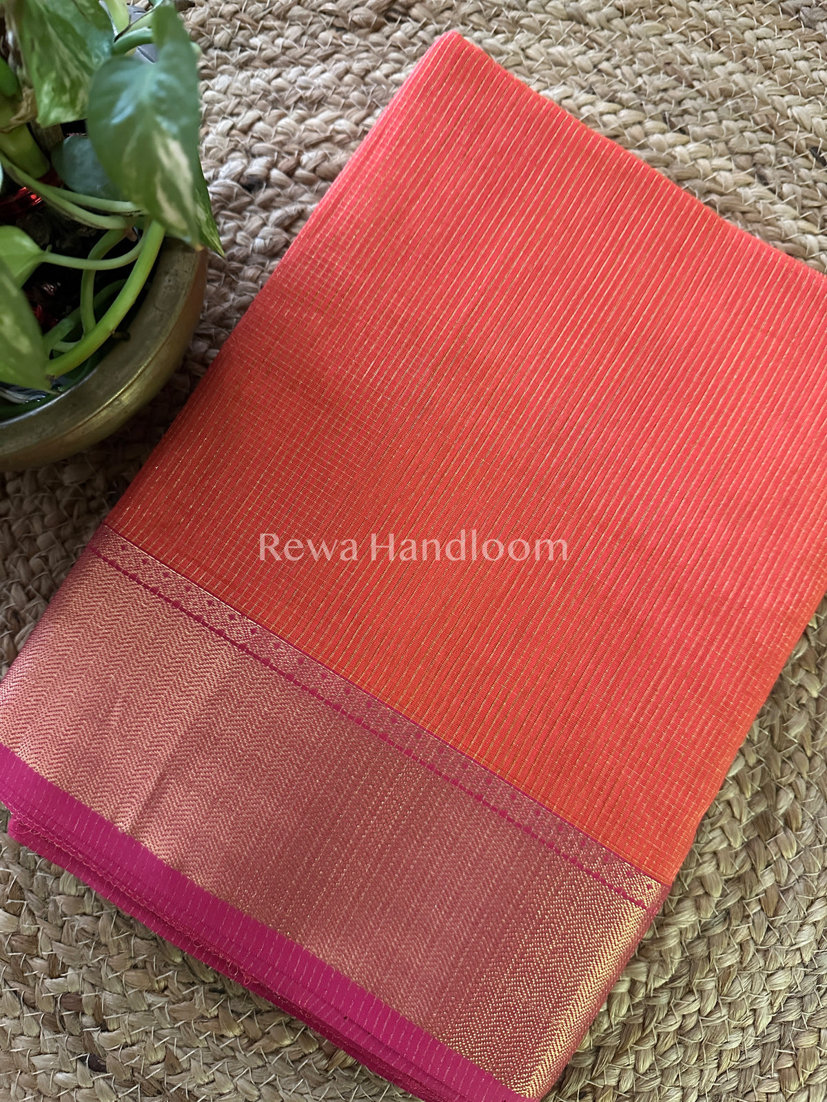 Maheshwari Tissue Silk Saree