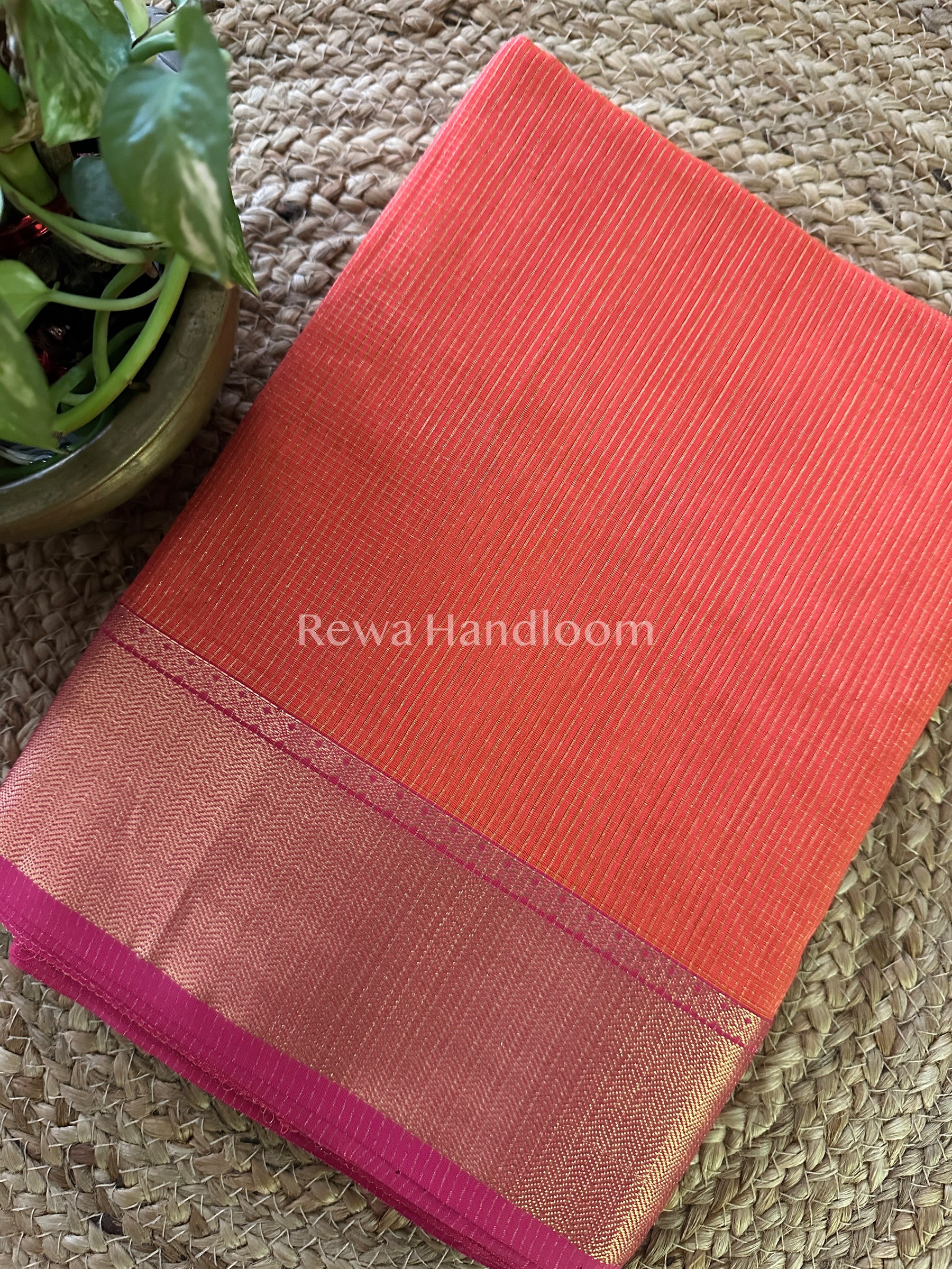 Maheshwari Tissue Silk Saree