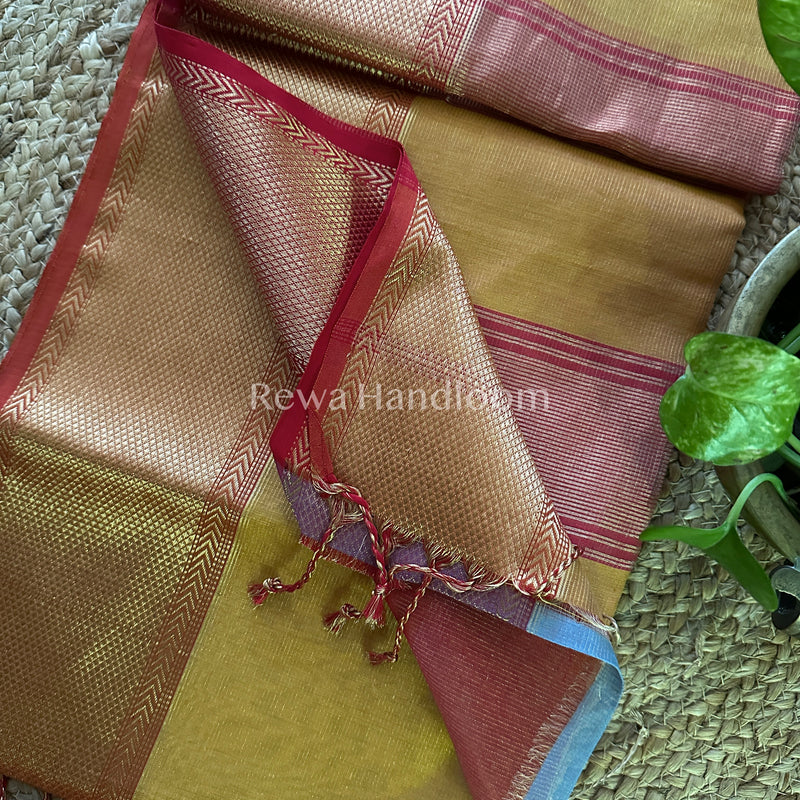Maheshwari Tissue Silk Saree