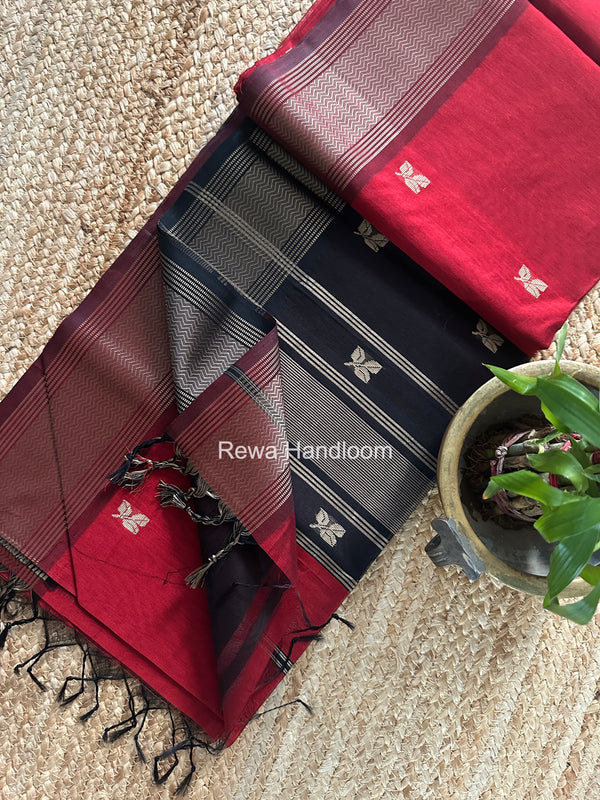 Maheshwari Resham Thread Butti Saree