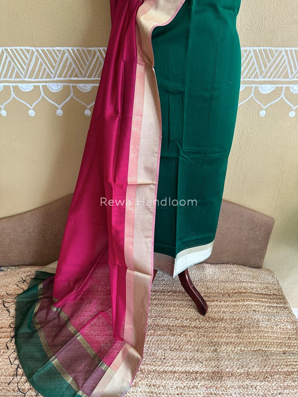  Resham Border Dress Material