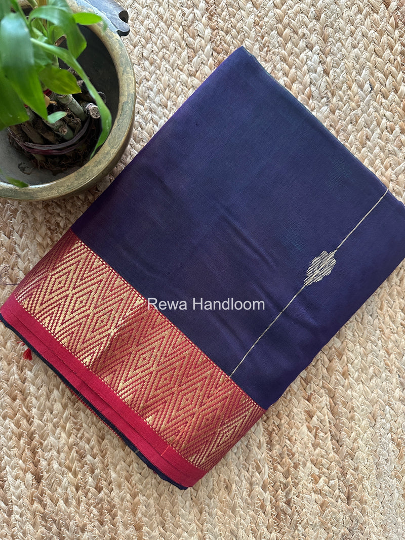 Maheshwari Purple Shaded Butti Saree SBBS032