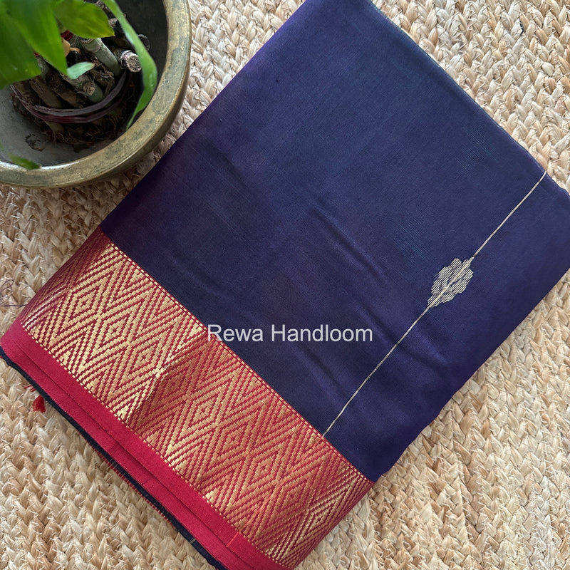 Maheshwari Purple Shaded Butti Saree SBBS032