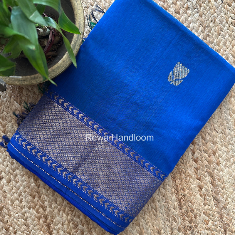 Maheshwari Blue Lotus Butta Saree LLBS067