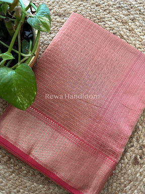 Maheshwari Zari Checkered Sarees