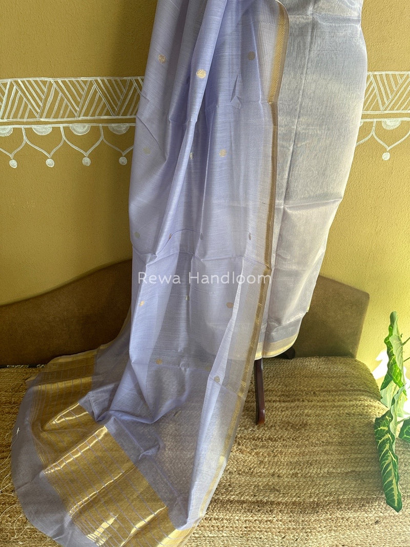 Maheshwari Lavender Tissue Dress Material TTD011