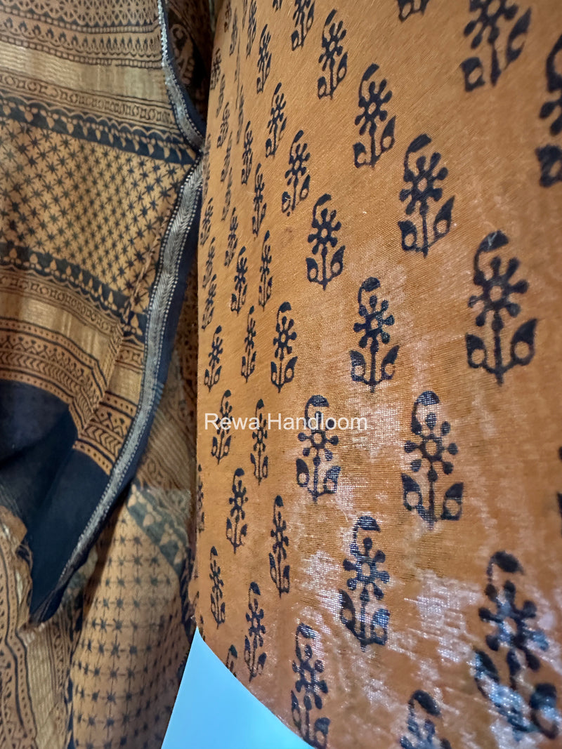 Bagh Print Top-Dupatta Set