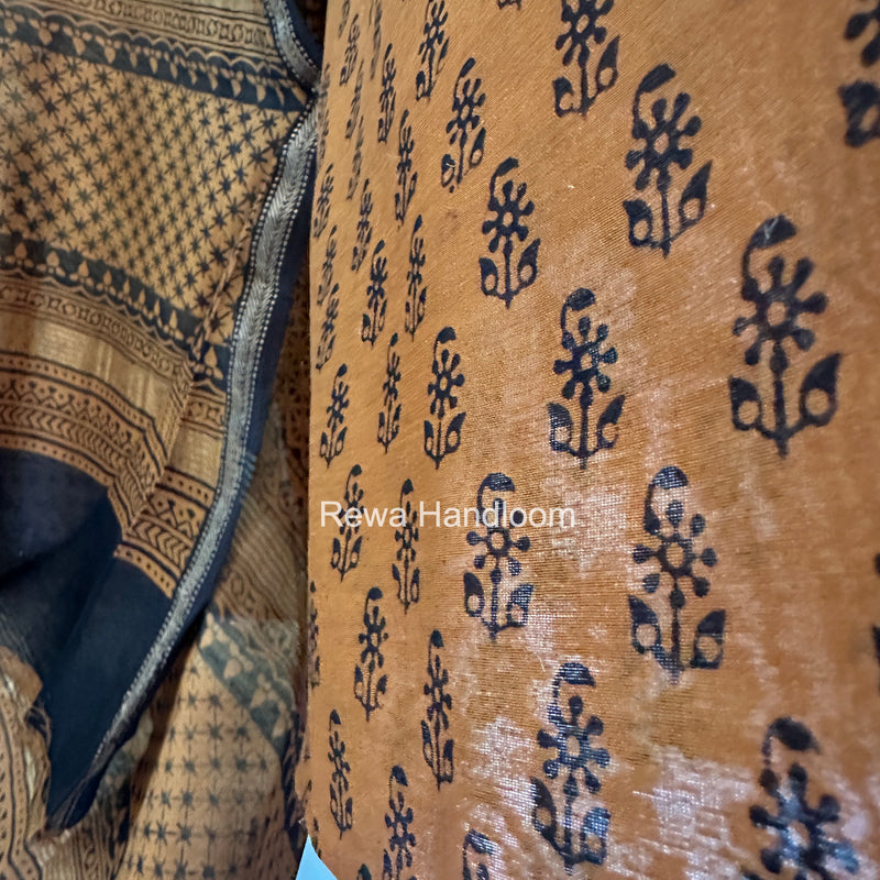 Bagh Print Top-Dupatta Set