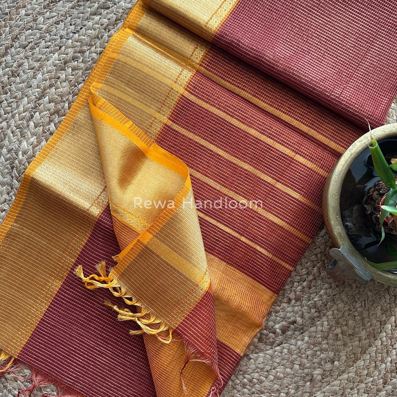 Exclusive Maheshwari Tissue Silk Saree