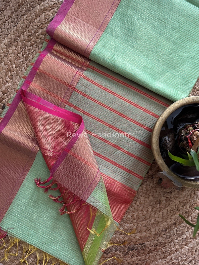 Exclusive Maheshwari Tissue Silk Saree