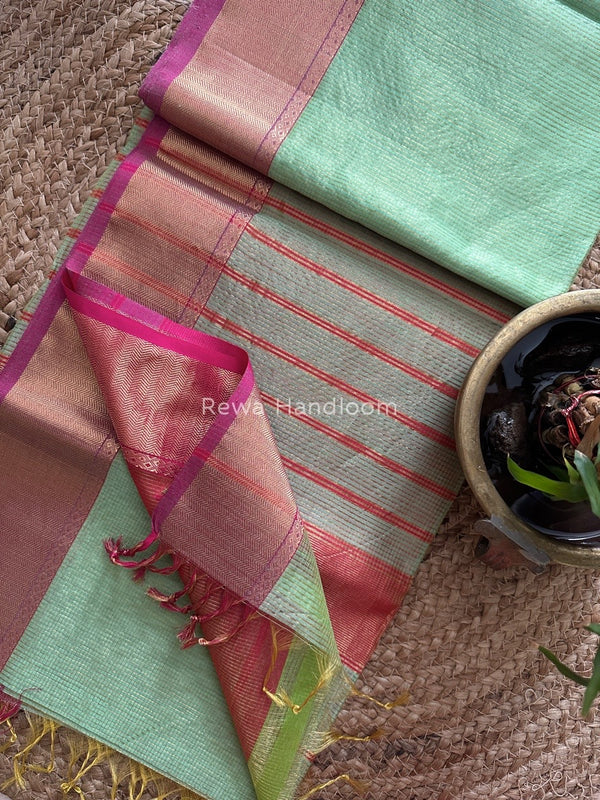 Exclusive Maheshwari Tissue Silk Saree