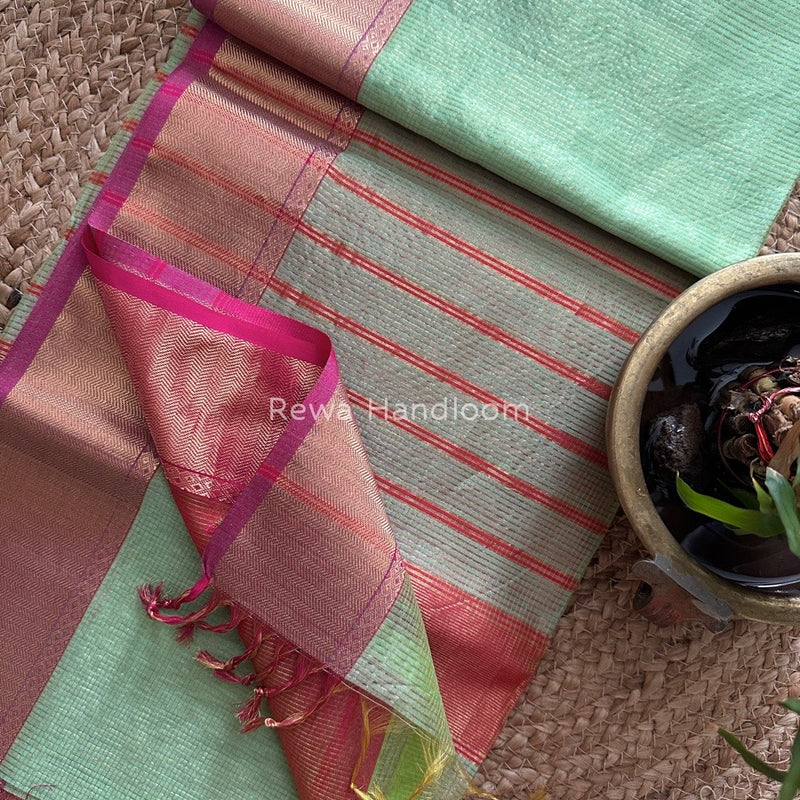 Exclusive Maheshwari Tissue Silk Saree