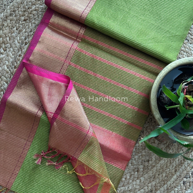 Exclusive Maheshwari Tissue Silk Saree