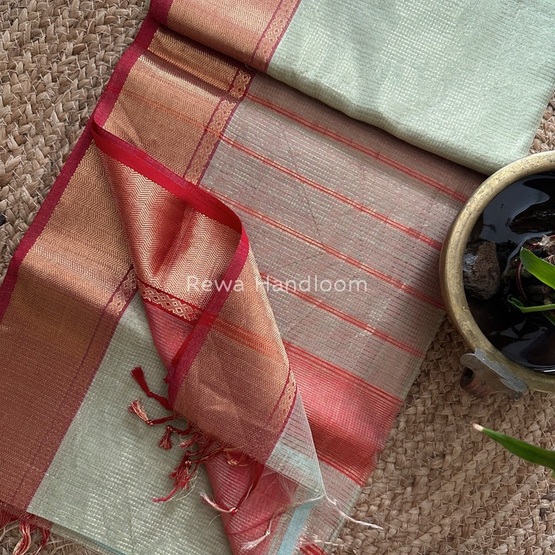 Exclusive Maheshwari Tissue Silk Saree