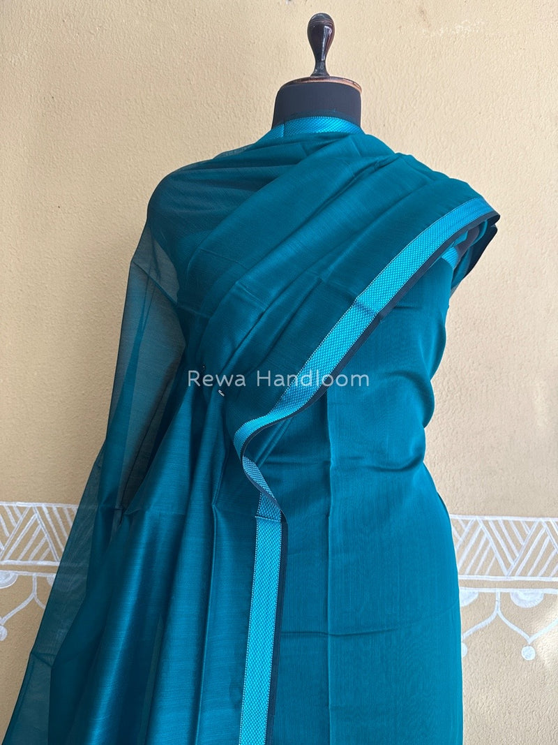 Maheshwari Bottle Green Top-Dupatta Suit SBTD03
