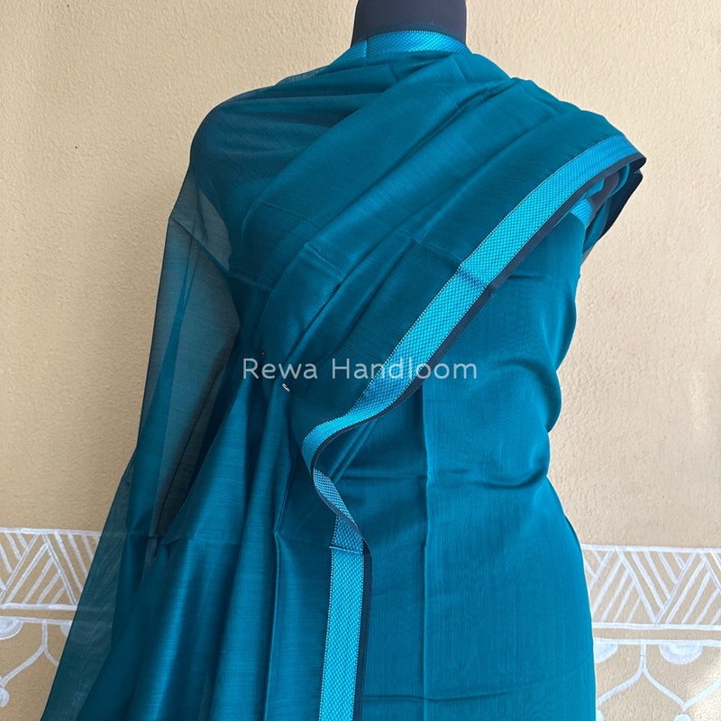 Maheshwari Bottle Green Top-Dupatta Suit SBTD03