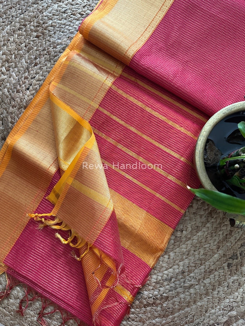 Exclusive Maheshwari Tissue Silk Saree